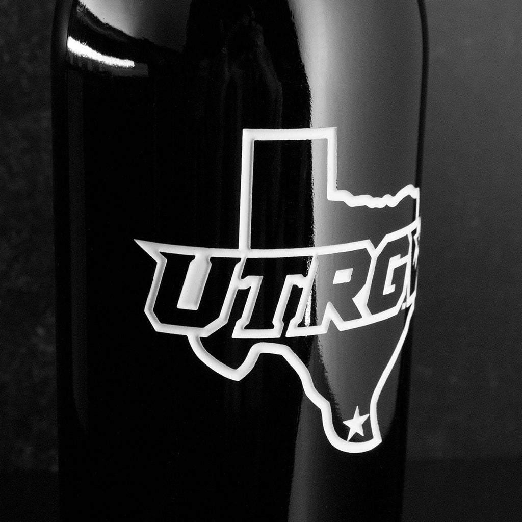 The University of Texas Rio Grande Valley Logo Etched Wine