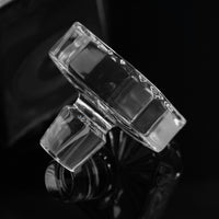 Custom Text in Frame Crystal Glass Decanter