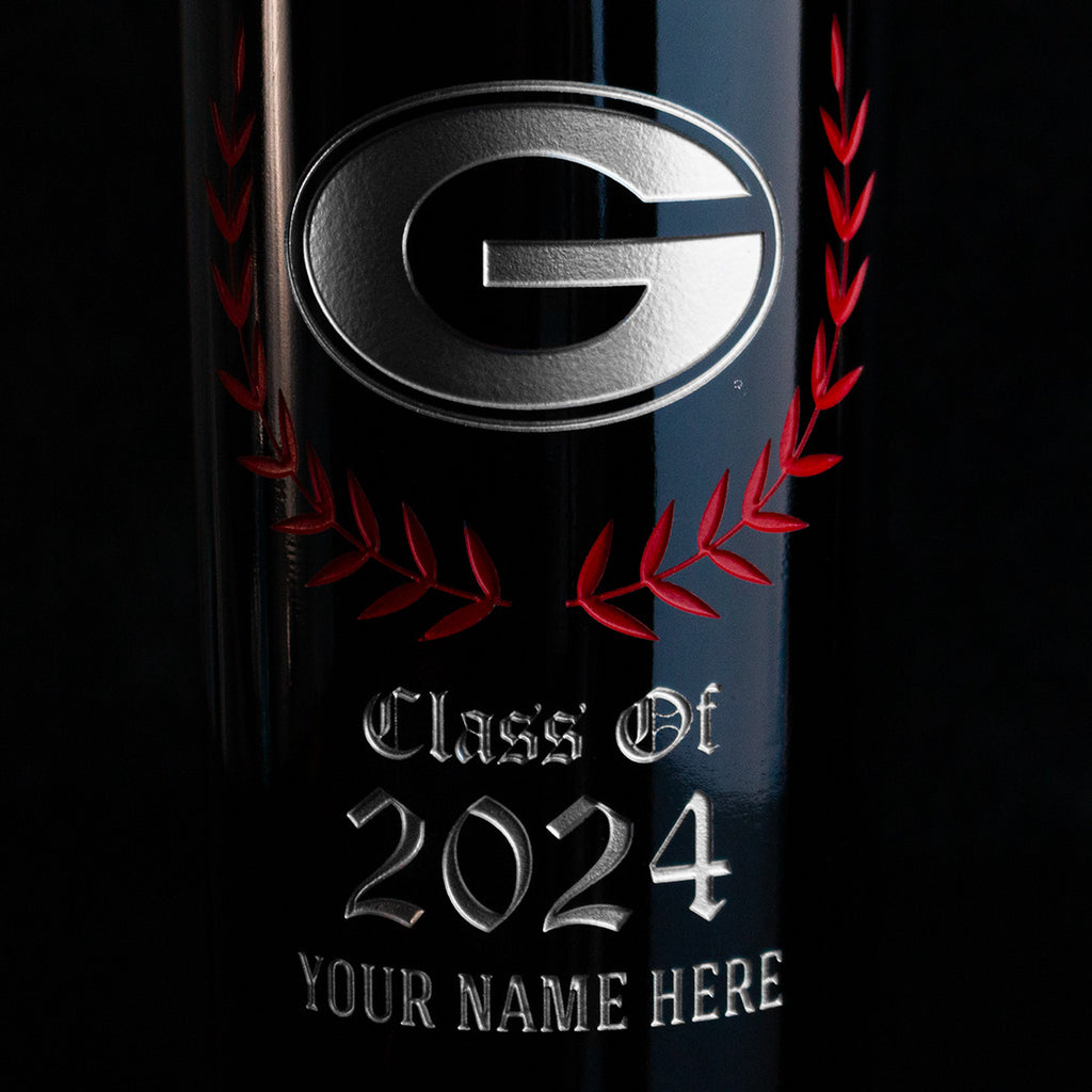 University of Georgia Custom Alumni Display Bottle