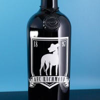 Ted Lasso A.F.C. Richmond Etched Wine