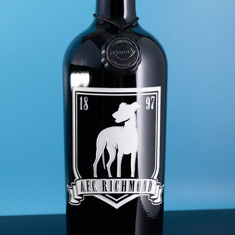 Ted Lasso A.F.C. Richmond Etched Wine