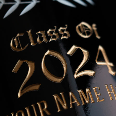 University of Missouri Commemorative Alumni Etched Wine Bottle