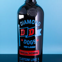 Ted Lasso Diamond Dogs Custom Etched Wine