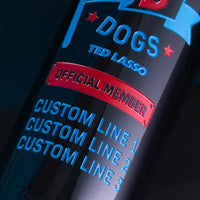 Ted Lasso Diamond Dogs Custom Etched Wine