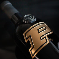 Purdue University Logo Etched Wine