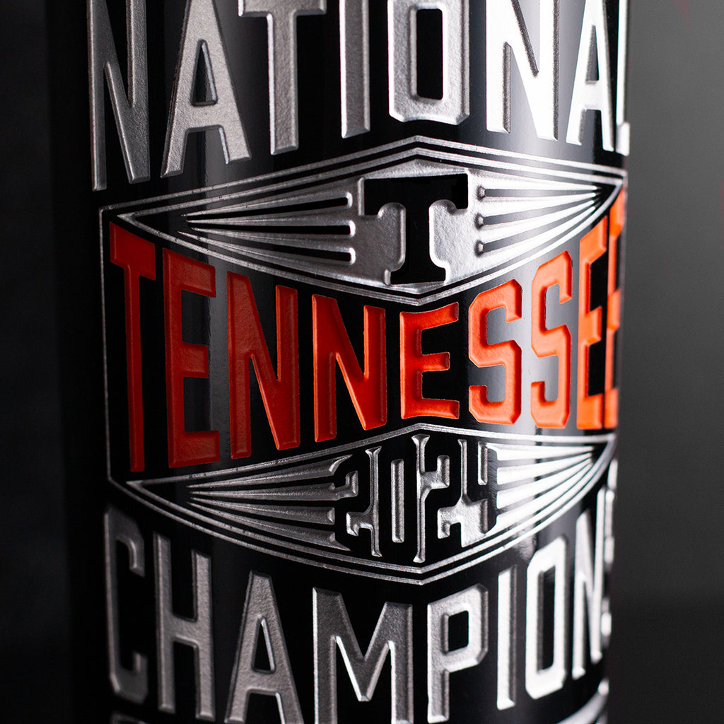 Tennessee 2024 Baseball National Champions Etched Wine