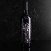 Tiger Shark Facts Etched Wine Bottle