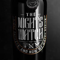 Game of Thrones Nights Watch Etched Wine