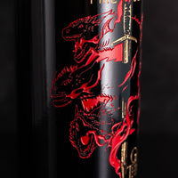 Game of Thrones Targaryen Dragons Etched Wine