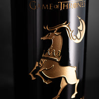 Game of Thrones House Baratheon Custom Name Etched Wine