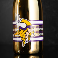 Minnesota Vikings Metallic Gold Bubbly