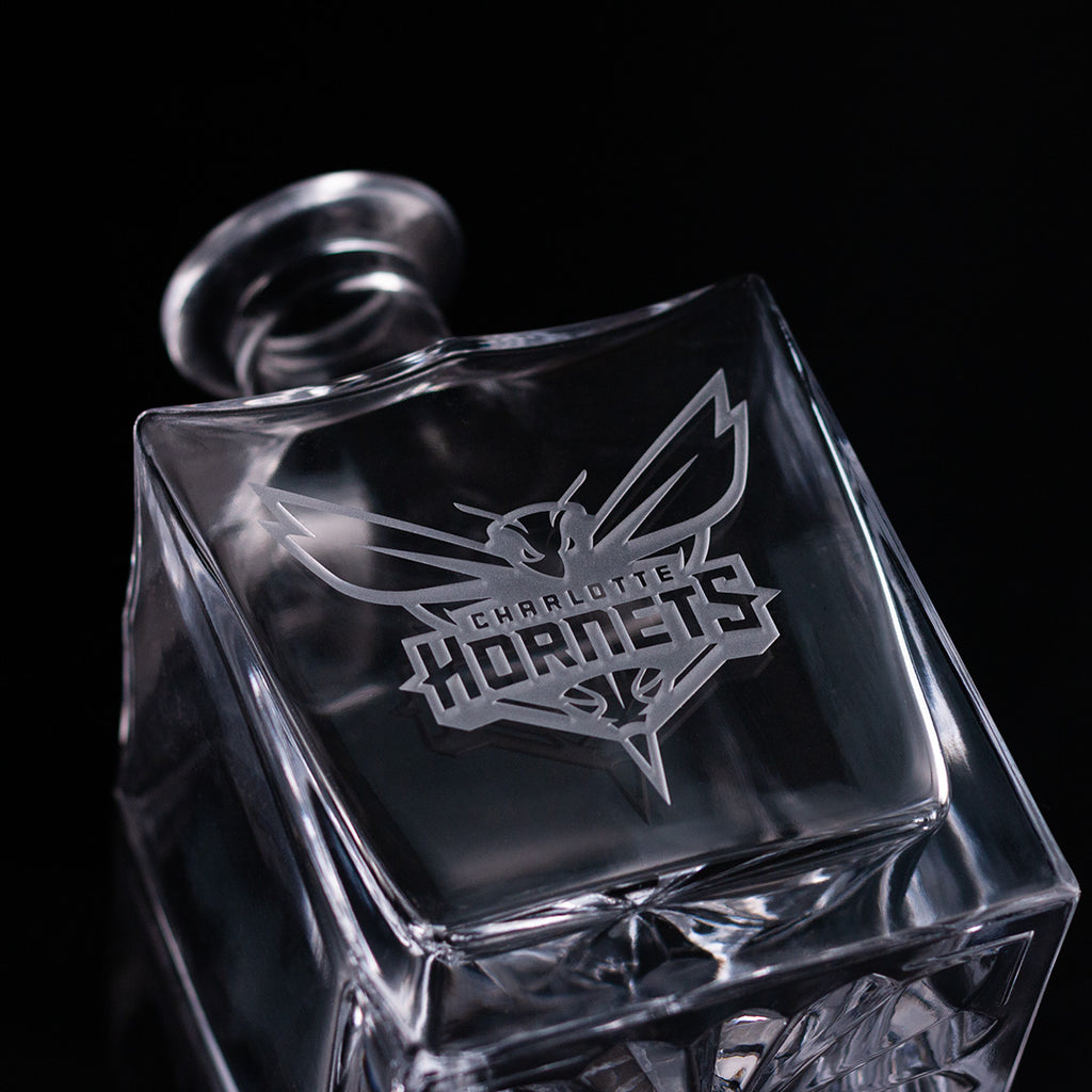 Charlotte Hornets Square 1L Decanter