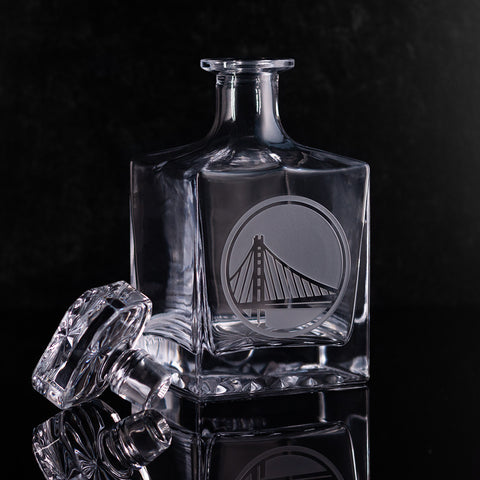 Golden State Square 1L Decanter