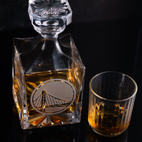 Golden State Square 1L Decanter