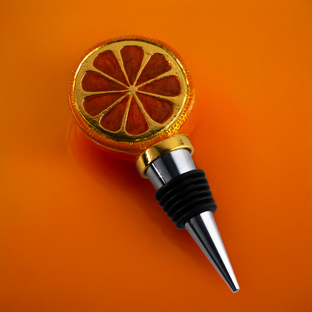 Golden Citrus Spritz Bottle Stopper