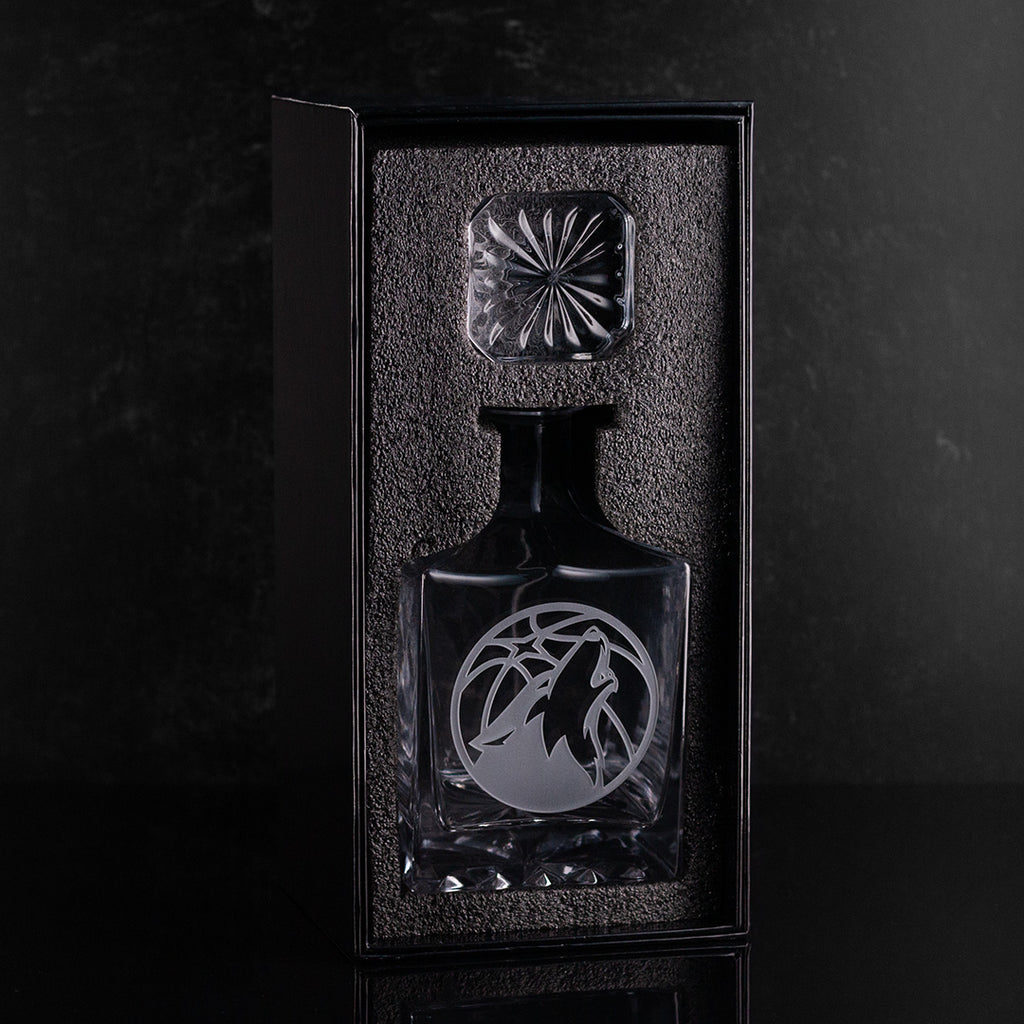 Minnesota Timberwolves Square 1L Decanter