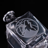 Minnesota Timberwolves Square 1L Decanter