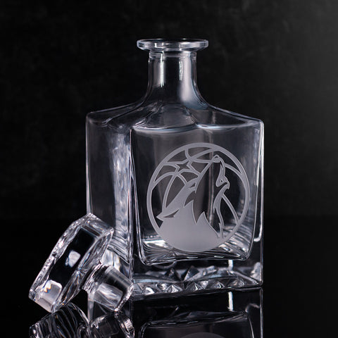 Minnesota Timberwolves Square 1L Decanter