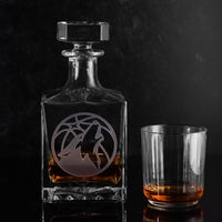 Minnesota Timberwolves Square 1L Decanter