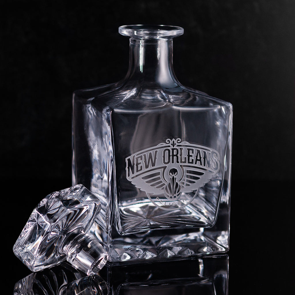 New Orleans Pelicans Square 1L Decanter