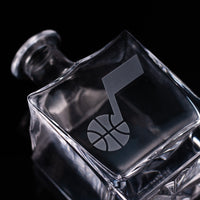 Utah Jazz Square 1L Decanter