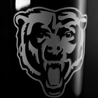 Chicago Bears Logo Etched Wine