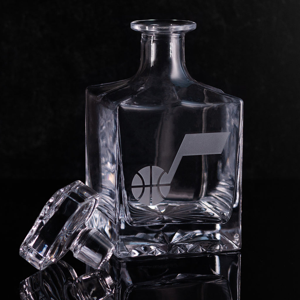 Utah Jazz Square 1L Decanter