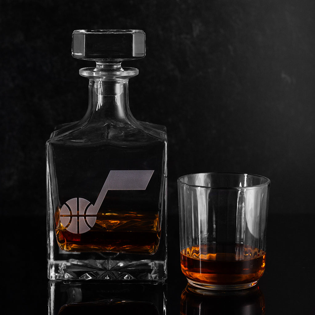 Utah Jazz Square 1L Decanter