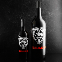 Chicago Bears Logo 3 Liter Etched Wine
