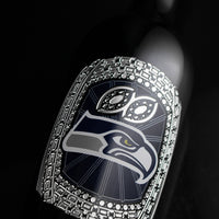 Seattle Seahawks 2025 Championship Ring Etched Wine