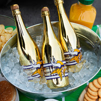 Minnesota Vikings Metallic Gold Bubbly