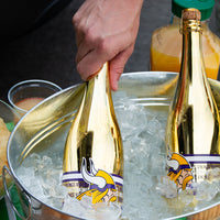 Minnesota Vikings Metallic Gold Bubbly