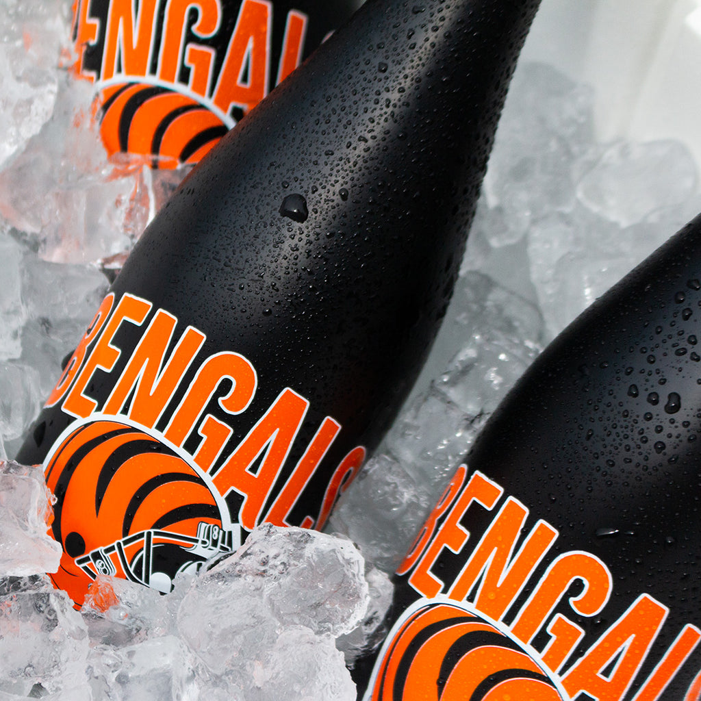 Cincinnati Bengals Helmet Black Bubbly