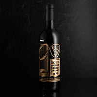 Milwaukee Brewers 2026 World Series Champions Gold Reserve Etched Wine