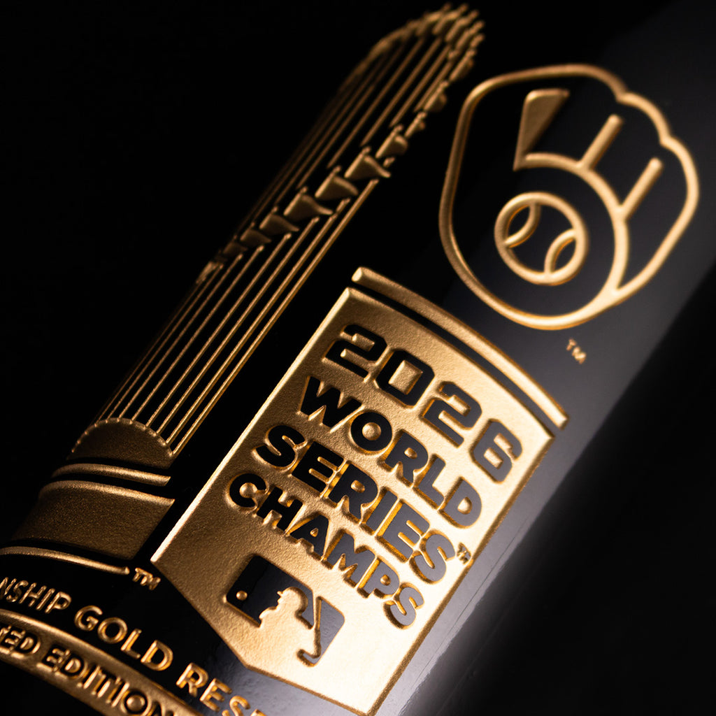 Milwaukee Brewers 2026 World Series Champions Gold Reserve Etched Wine