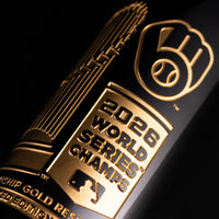 Milwaukee Brewers 2026 World Series Champions Gold Reserve Etched Wine