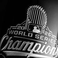 Milwaukee Brewers 2026 World Series Champions Logo Etched Wine