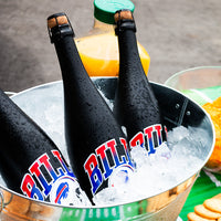 Buffalo Bills Helmet Matte Black Bubbly