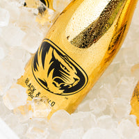 MU Tigers Logo Black & Gold Bubbly