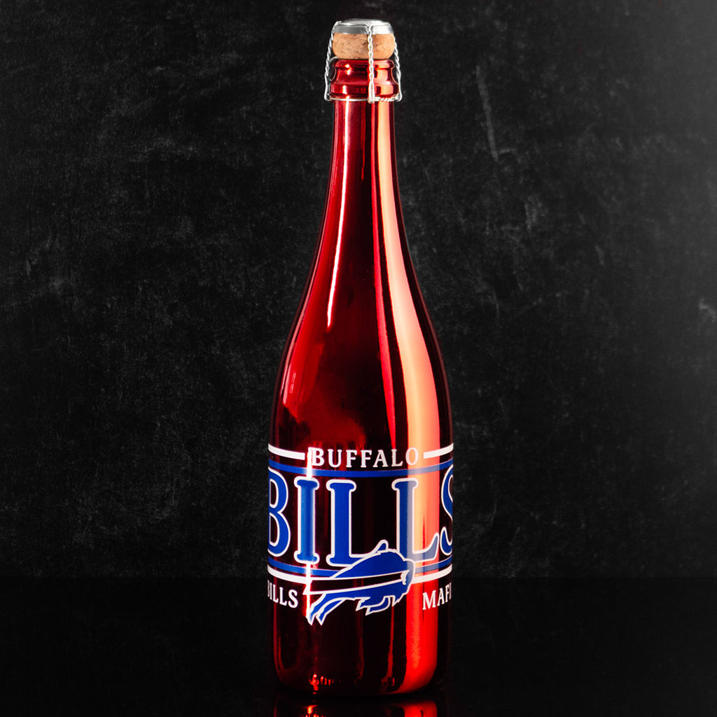 Buffalo Bills Metallic Red Bubbly