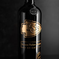 Chiefs 2024 Exclusive Season Ticket Member Etched Wine