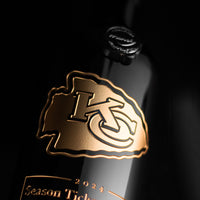 Chiefs 2024 Exclusive Season Ticket Member Etched Wine