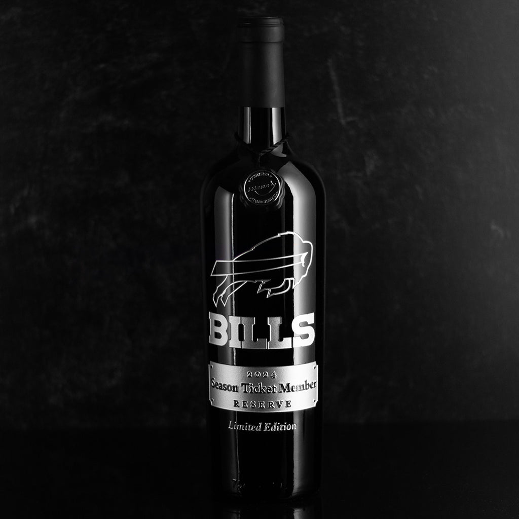 Bills 2024 Exclusive Season Ticket Member Etched Wine