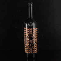 Indiana Fever collectible display wine bottle from Mano's Wine