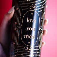 Love You Most Etched Wine