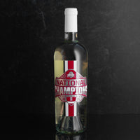 Mano's Wine Ohio State University 2024 National Champions Sauvignon Blanc wine bottle