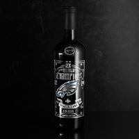 Eagles 2024 World Champions 2X Etched Wine