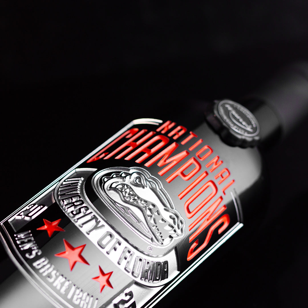 24時間以内発送 完売品 美品 7 5/8 National Champions University of Florida 2025 National Champions Banner Etched Wine