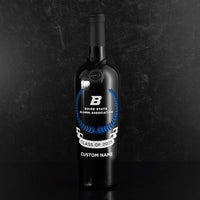 Boise State University alumni association customizable bottle of wine from Mano's Wine