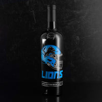 Detroit Lions Limited Edition Collection 3 Etched Wine
